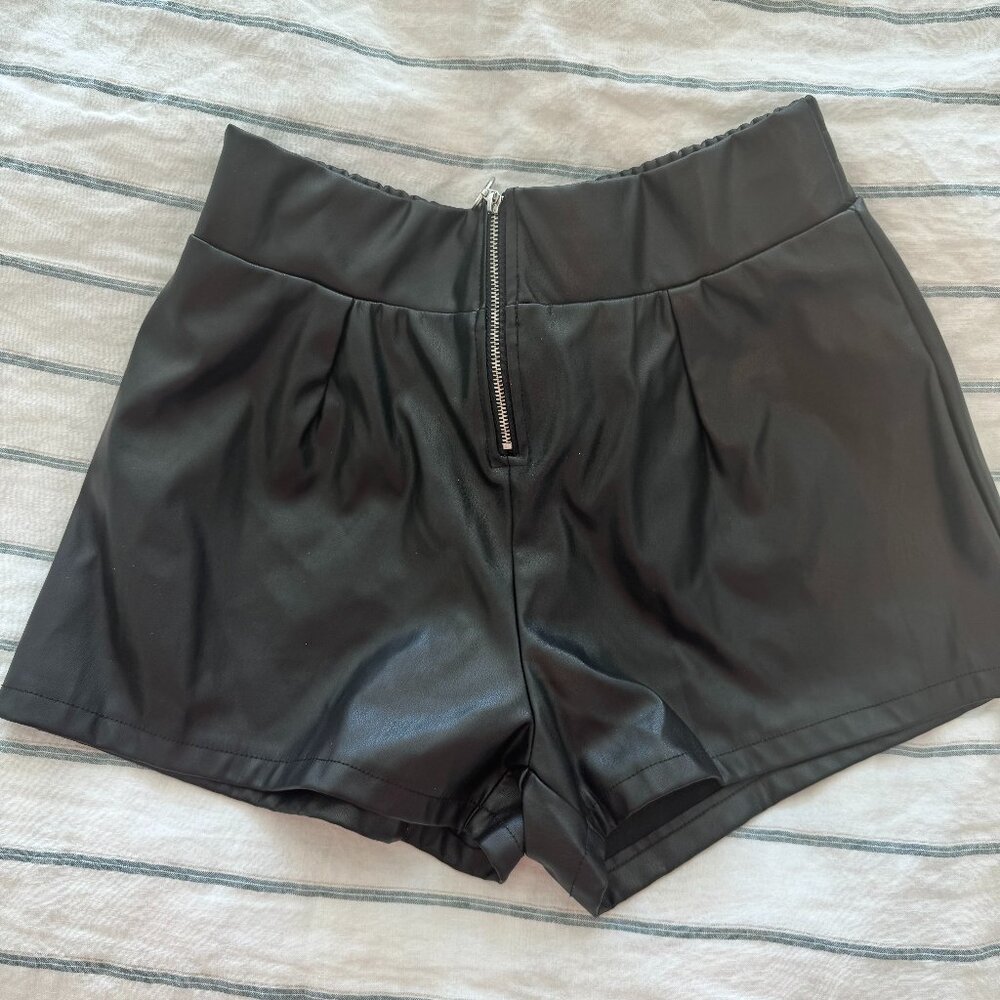 Faux Leather shorts